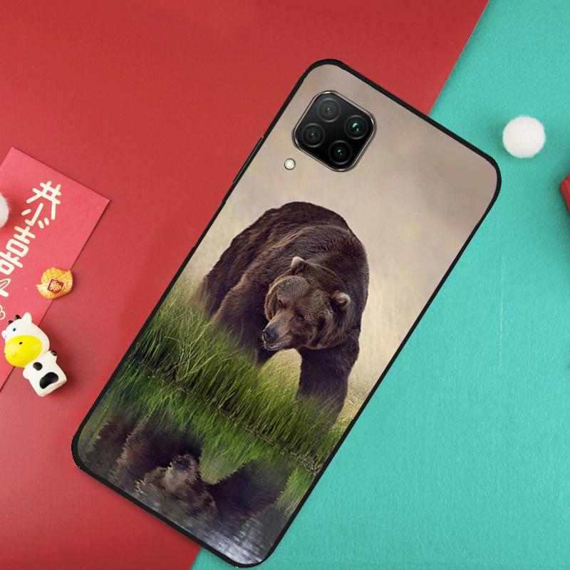 Grizzly Bear Case For Huawei P20 P30 P40 Lite Nova 11 Pro 9 10 SE 3i 7i 11i 5T Y60 Y61 Y90 Y91 Y70 Cover