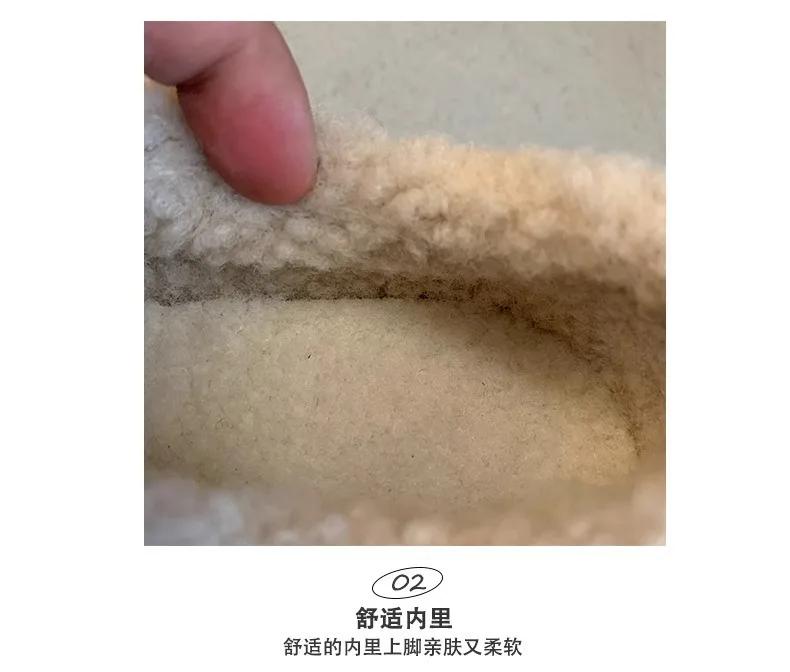 Fashion 2025 Women Winter Casual Boots New Moccasins Soft Platform Non-slip Loafers Fashion Warm Plush Slip on Female Cotton Boken Shoes