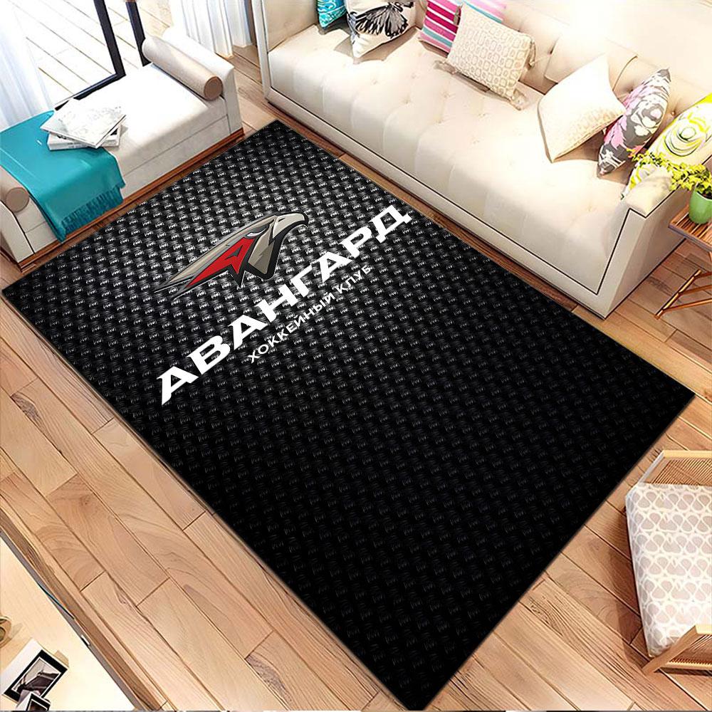 Avangard Hawk Hockey Design Patterned Carpet, Non Slip Mat Suitable for Living Room and Bedroom Sofas