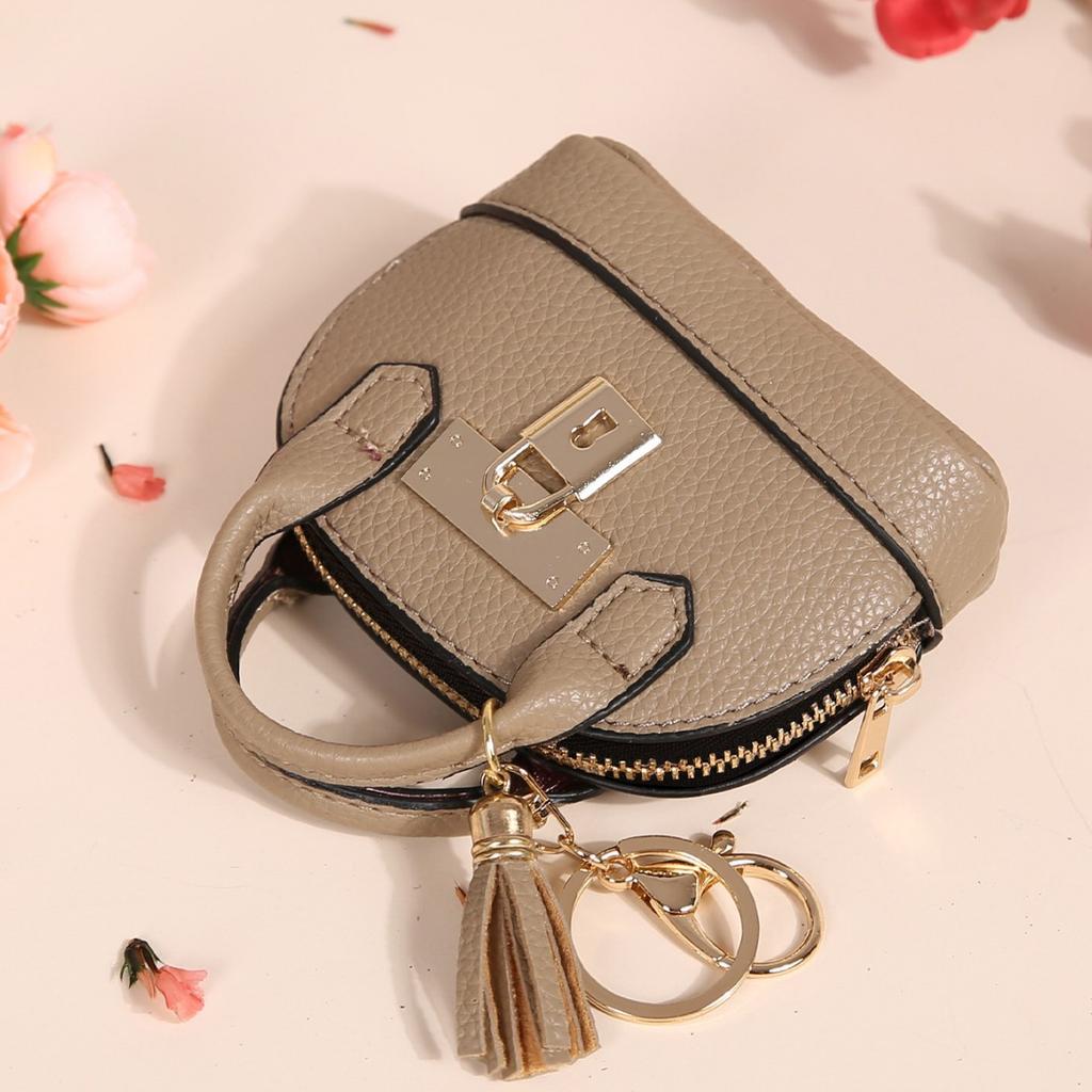 New Change Bag, Women's Creative Coin Bag, Keychain Bag, Fashionable and Versatile Version, Mini Simple and Cute Small Storage.