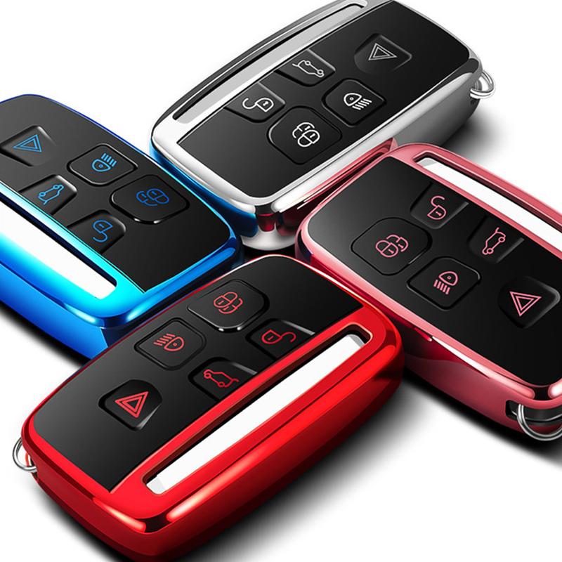 Hight Quality TPU Key Case Cover Protective Shell for Land Rover FREELANDER DISCOVERY RANGE ROVER Range Rover Evoque Jaguar