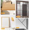1PC 10m/393.7inch Pine Imitation Wood Edge Stickers with Self-adhesive Ceiling Decorative Lines, Wardrobe Cabinet Door Frame