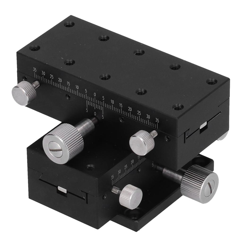 Sliding Stage Manual FineTuning Dovetail Guide Gear Rotating Translation Table XYDTS90 90x40mm