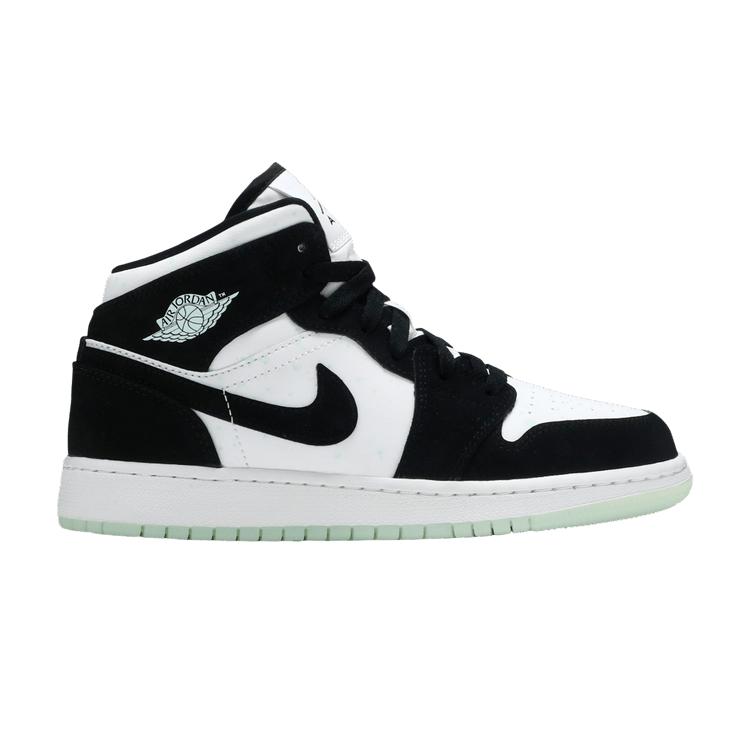 

Jordan 1 Mid White Black Teal Tint (GS) 38