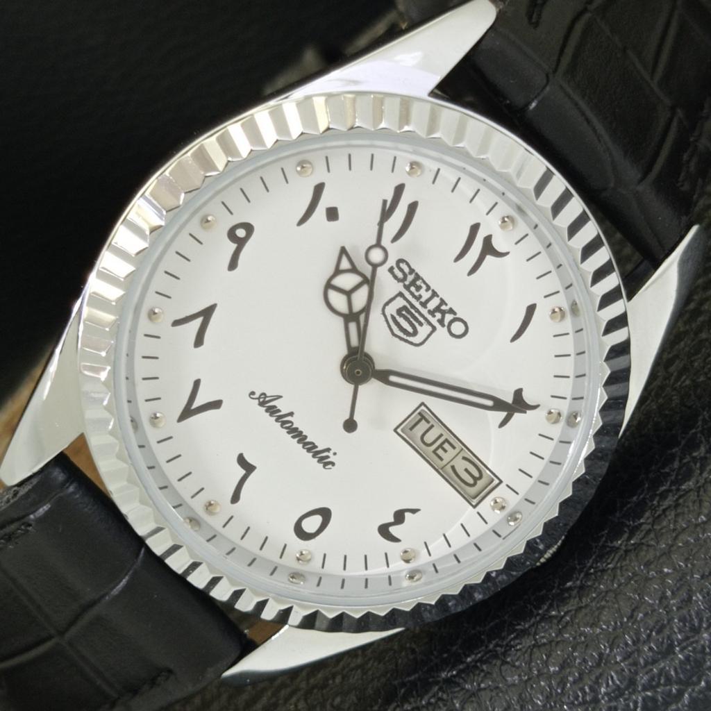 

АВТОМАТИЧЕСКИЕ ВИНТАЖНЫЕ ВОССТАНОВЛЕННЫЕ МУЖСКИЕ АРАБСКИЕ ЧАСЫ SEIKO 5 JAPAN 6309A a441512-5 Sk-a441512