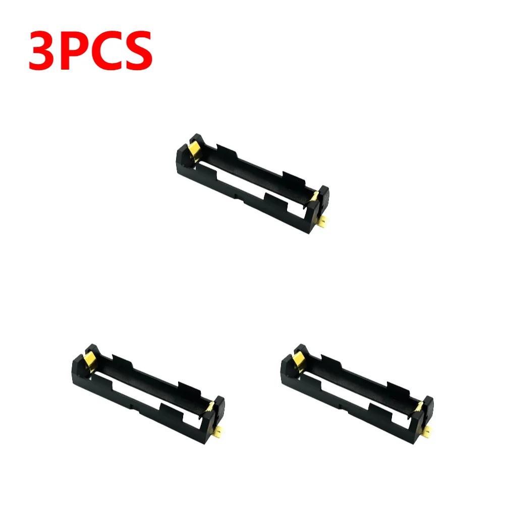 1-10pcs 18650 SMT Battery Holder 18650 SMD Battery Box With Bronze Pins Rechargeable Battery Holder Clip Storage Case Power Bank