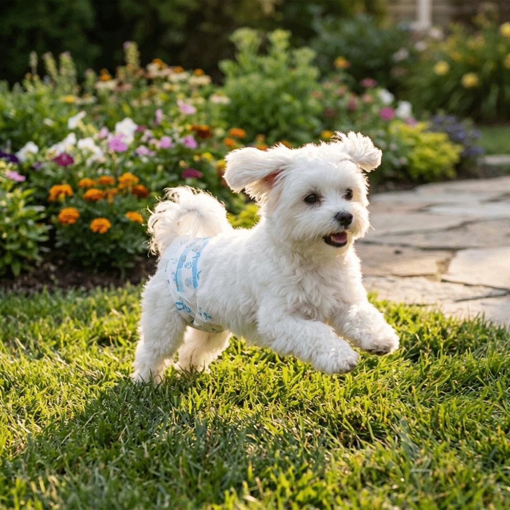 

Single-use Dog Diaper Absorbent Layer Pet Underpad Liquid Lock Pet Pee Pad Crate & Kennel Use S