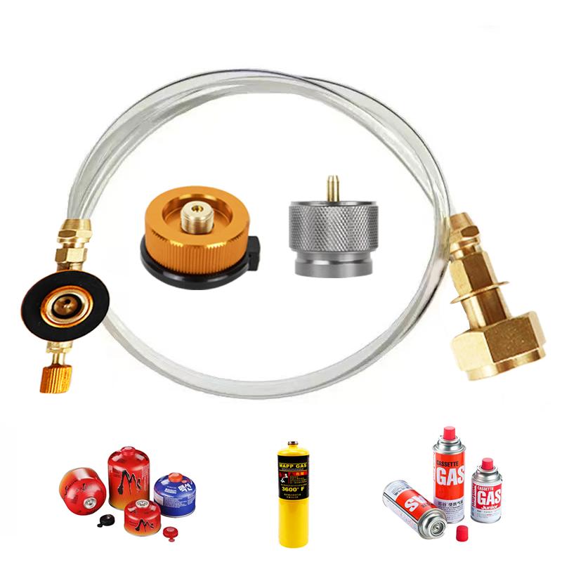 Aragaz cu Gaz pentru Camping în Aer Liber Adaptor Reumplere Propan Butelie Plată GPL Adaptor Gaz Butan Accesorii Gaz Camping