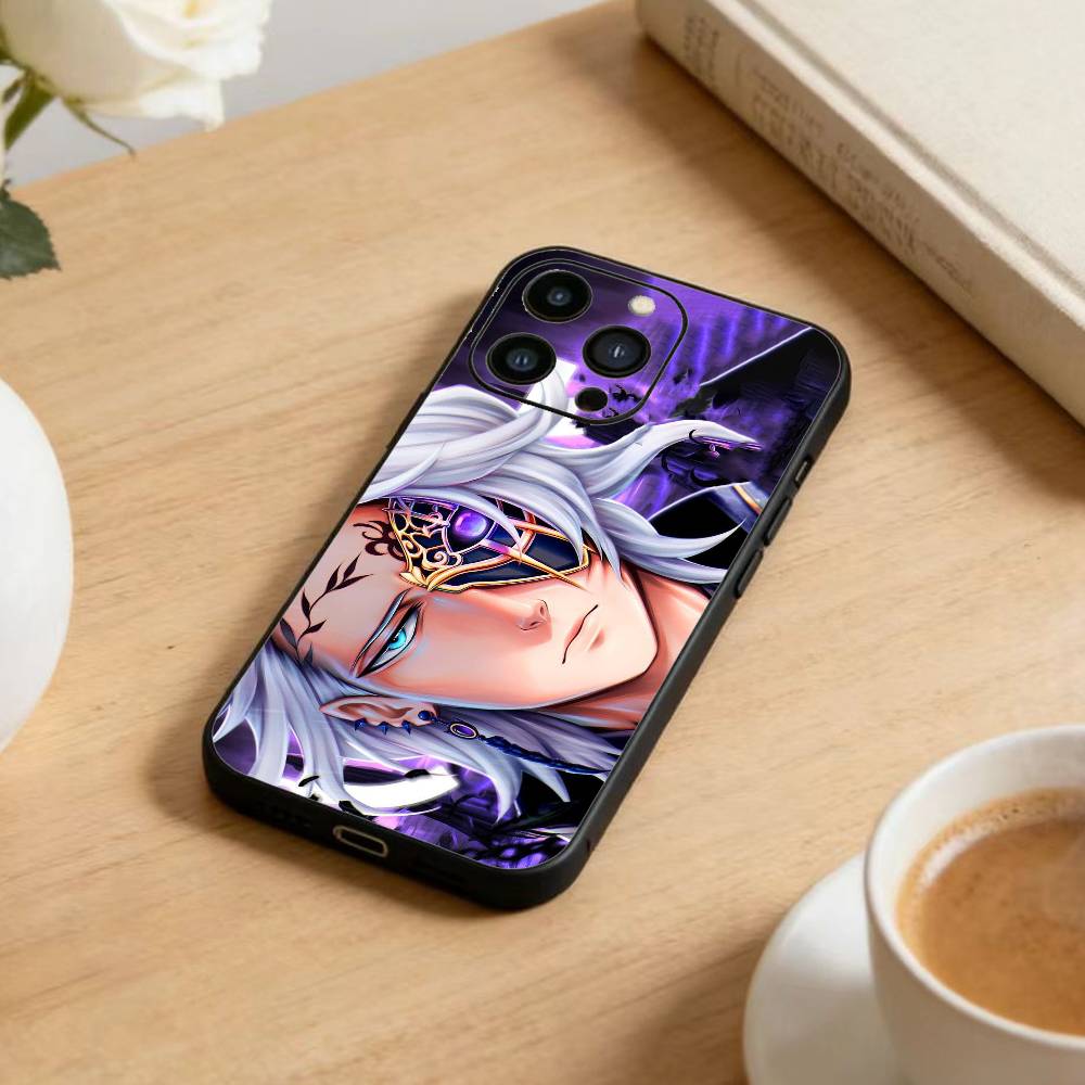 E-Record of Ragnarok Anime Phone Case For iPhone 16,15,14,13,12,17,Pro Max,Plus Silicone Black Case