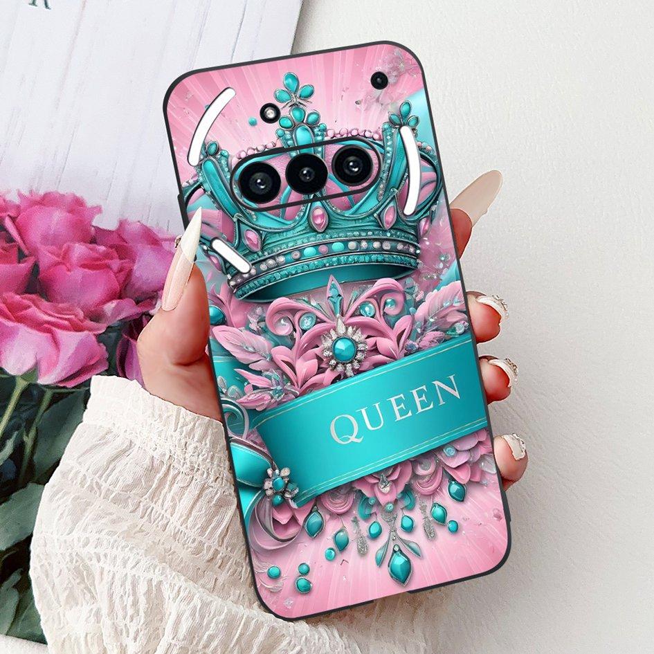 For Nothing Phone 3A 2025 Case A059 Fashion Flower Cats Cartoon Silicone Soft Shockproof Cover For Nothing Phone3A 3A Pro Bumper