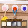 1/2Pcs Punch-Free Dopamine Adhesive Hooks Heavy Duty Hanger Hooks Suction Cup Hook  Home Clothes