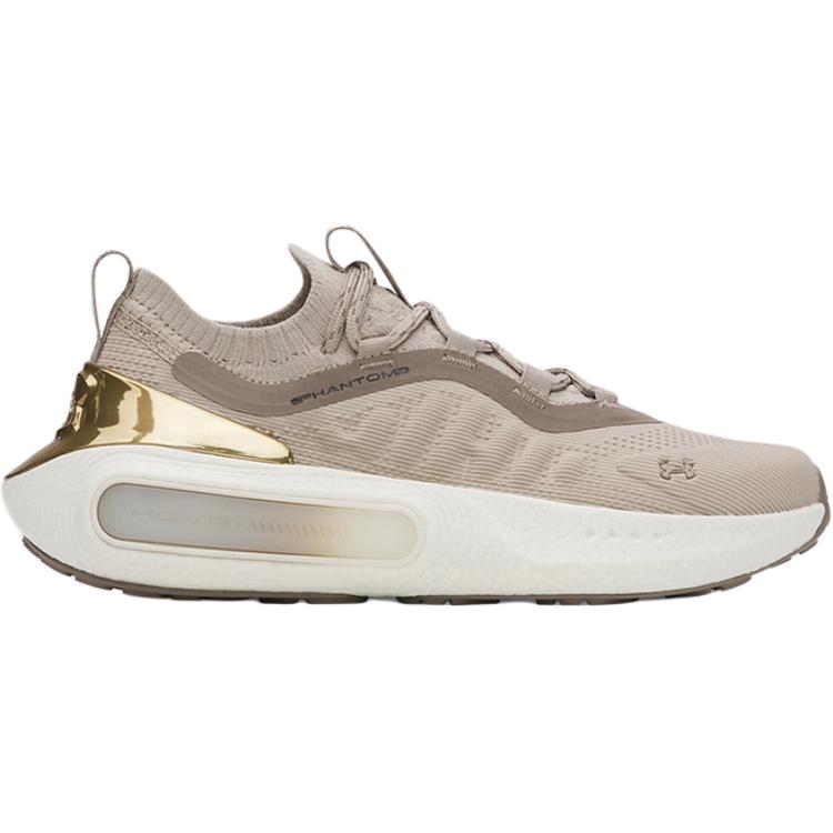 Under Armour Phantom 4 Comfortable Versatile Durable Low-Top Casual Shoes Women sneaker Light-Brown 6007943-203