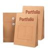 Deli 8387 A4 Kraft Paper String-Tie File Bag
