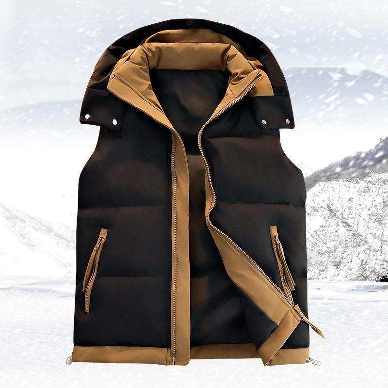 Daunenweste Frühling, Herbst und Winter Lockere Weste Weste Baumwollmantel Jacke