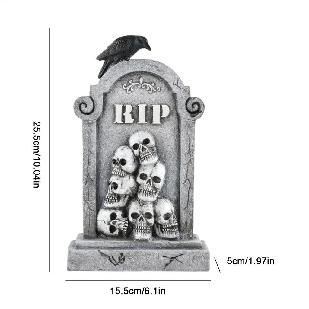 Halloween Graveyard Decorations Tombstones Halloween Decor Scary Gravestones Headstones Props For Crafts Signs Exterior Ground