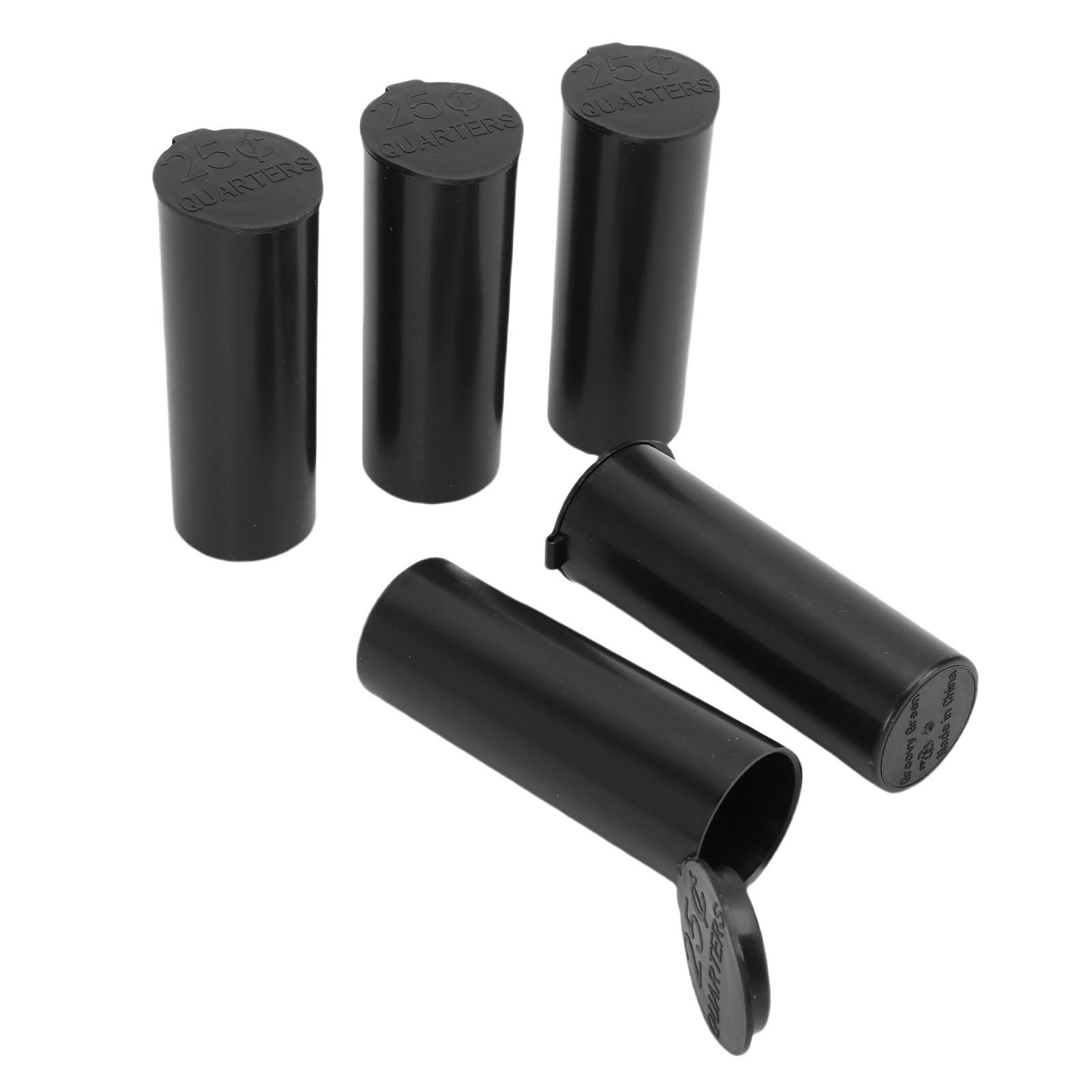 25 PIÈCES Tubes de Rangement Conteneur de Collection de Cents Américains Tube en Plastique Capacité 40