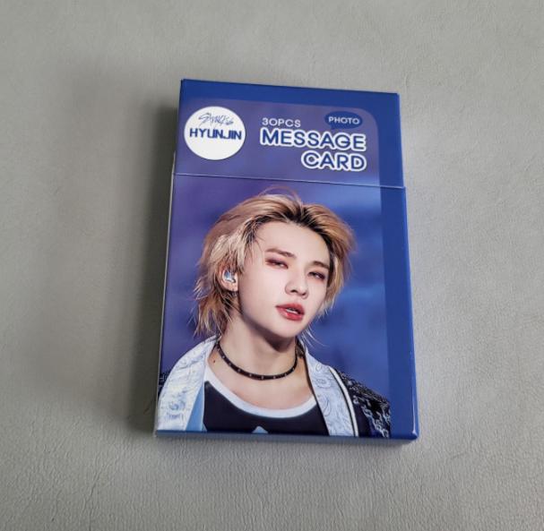 Stray Kids Hyunjin Felix Lee Know Photo Message Card Set 30pcs K-pop Goods