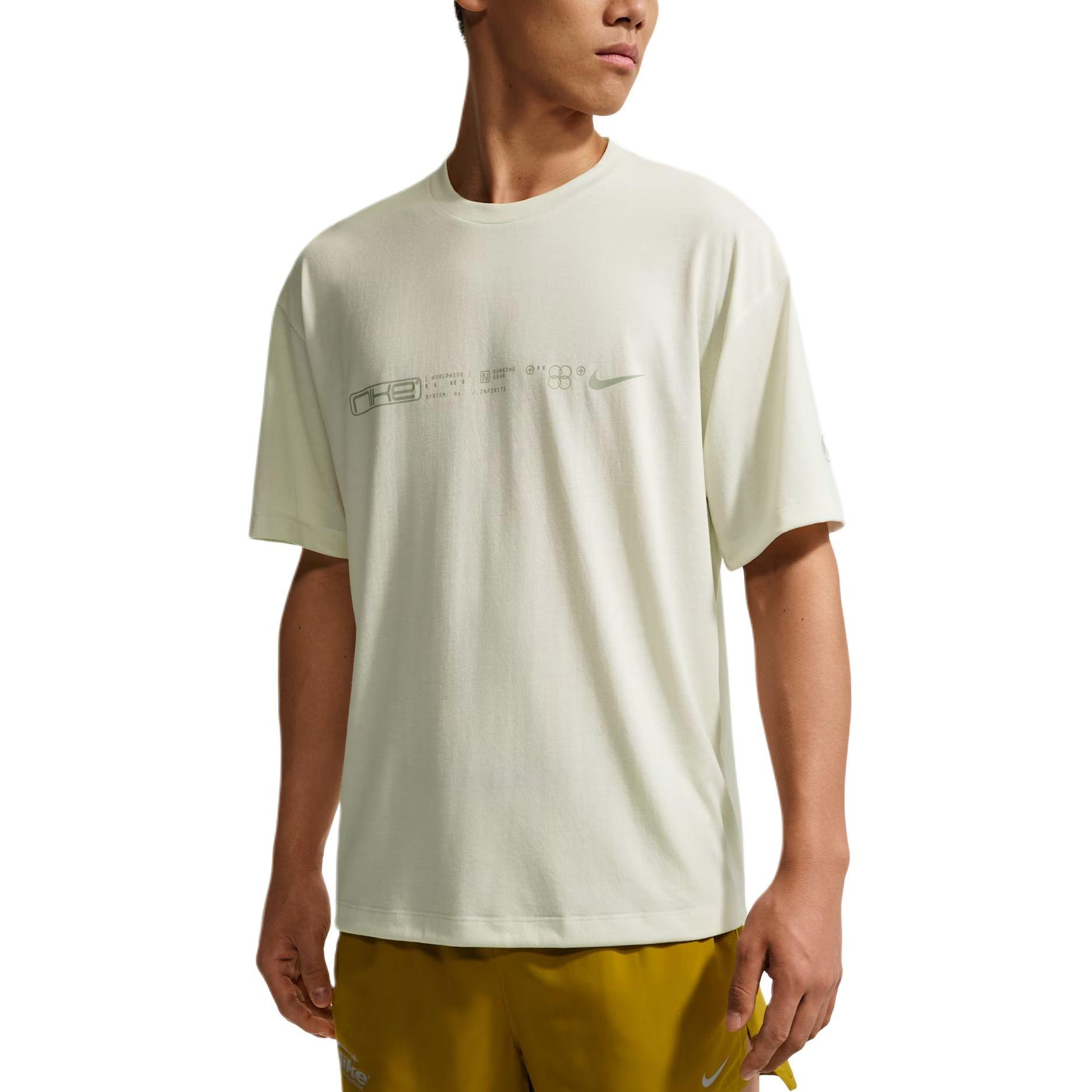 

Nike Dri-Fit Disrupt Quick-Dry Comfortable Crew Neck Short Sleeve Running T-Shirt Men tops IU8958-020 2XL
