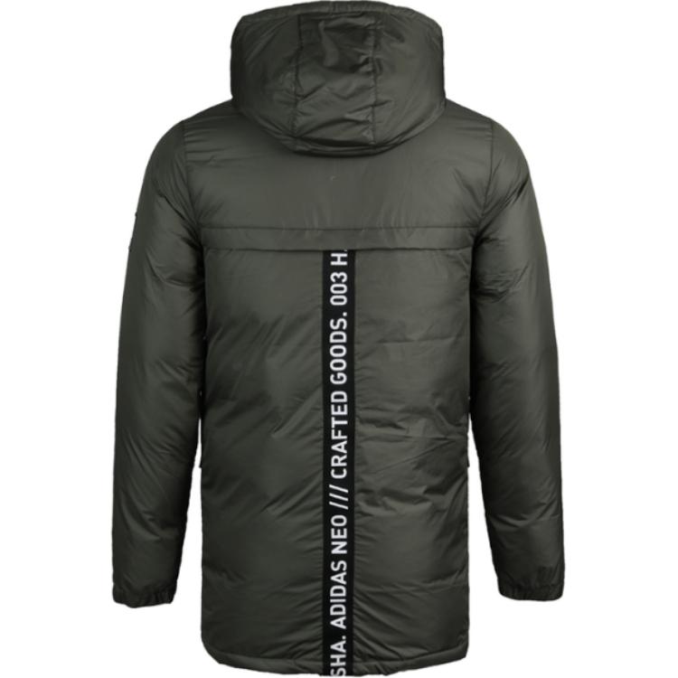 Adidas Neo PK MIL DW Hooded Fashion Warm Down Jacket Men Jackets Green DU2391