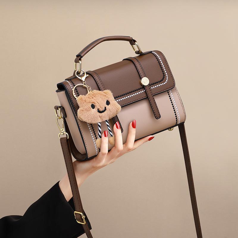 Women's 2026 Color Block Crossbody Bag - Cute, Versatile, and Simple Handbag