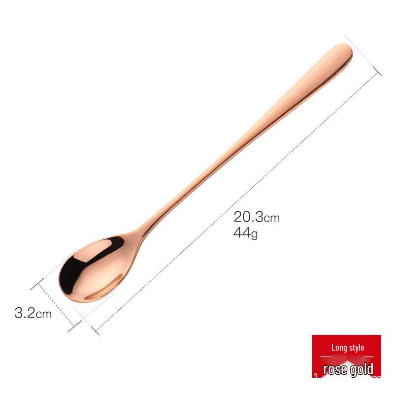 304 Stainless Steel Long Handle Coffee Stirring Spoon