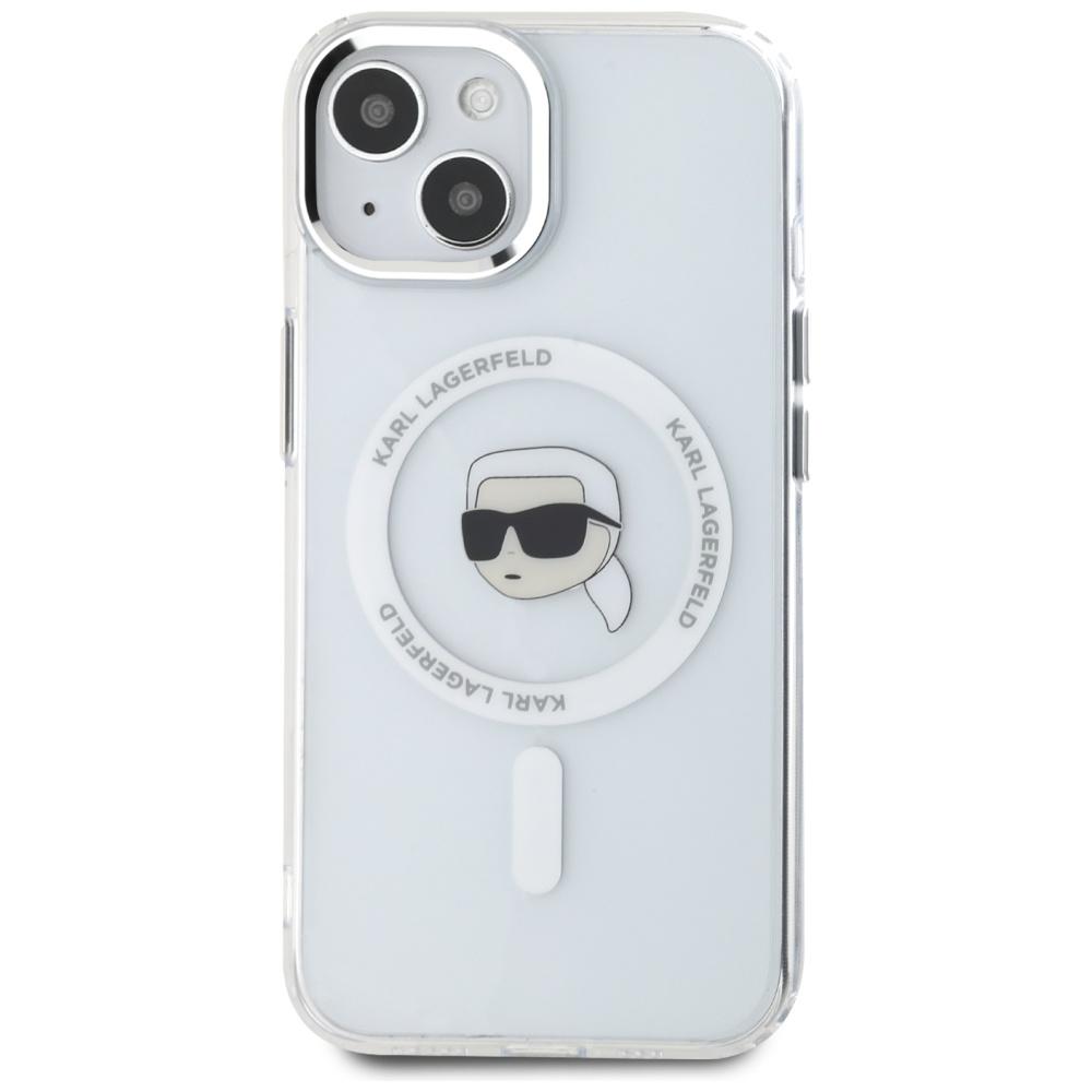 Etui do iPhone 15 Karl Lagerfeld MagSafe Białe