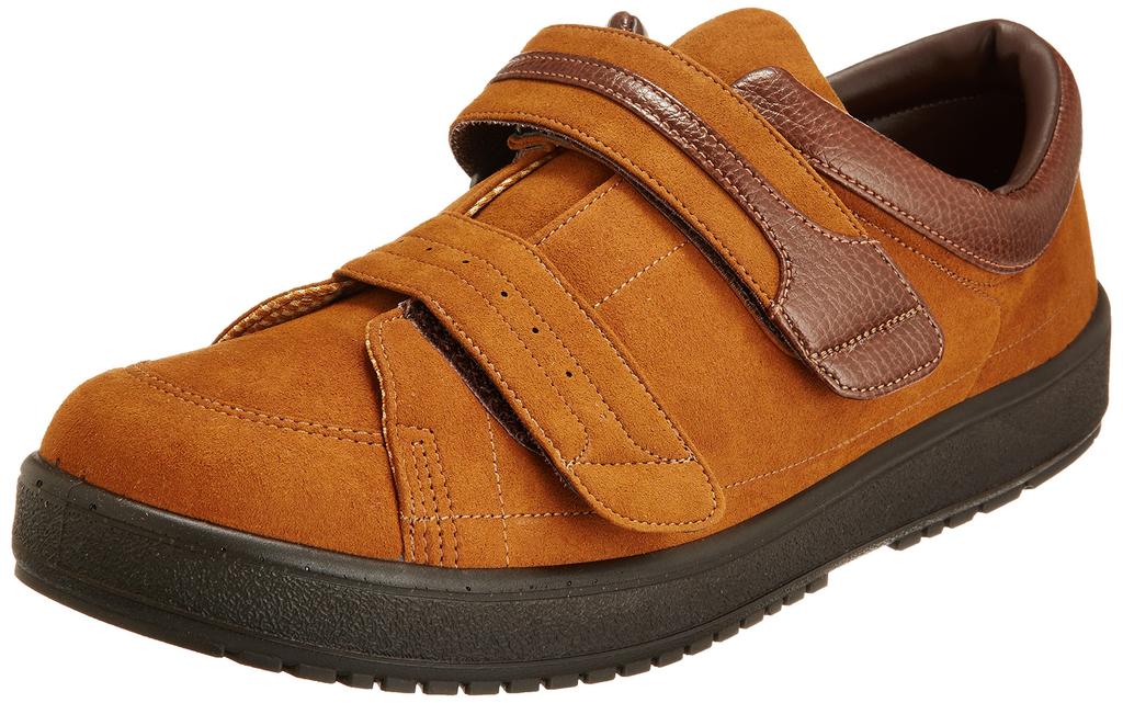 Moonstar Rehabilitation and Nursing Sold Single 04 Foot and 04 Foot Size cm Men's Shoes, Foot, V-Step (Right Only) V-Step (Left Only), Brown, 29.0