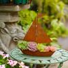 Creative 3D Sailing Ship Iron Art Plant Desktop Decoration Flower Pot Garden Decoration Ornament
