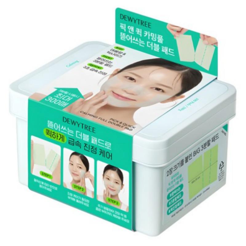 DEWYTREE Pick & Quick Calmingfull Double-Side Disposable Pads – 100 Pads (380 G)