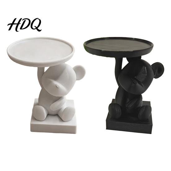 Polar Bear Tray 3D Printed Storage Tray Cute Animal Ring Holder