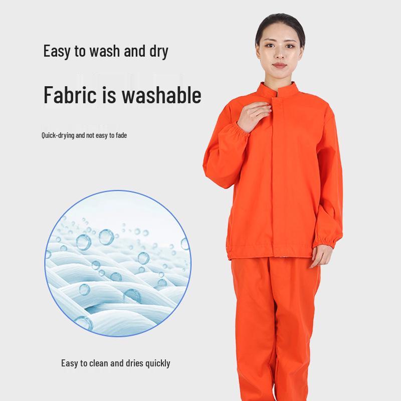 Unisex White Workwear Set for Catering, Food Industry, and Bio-Pharmaceuticals