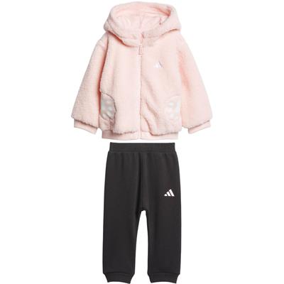 Casual Sports Suit Sportswear Lightweight Hooded Zip Knit Long Sleeve Tapered Pants 2-Piece Set Kids Suits KB7417