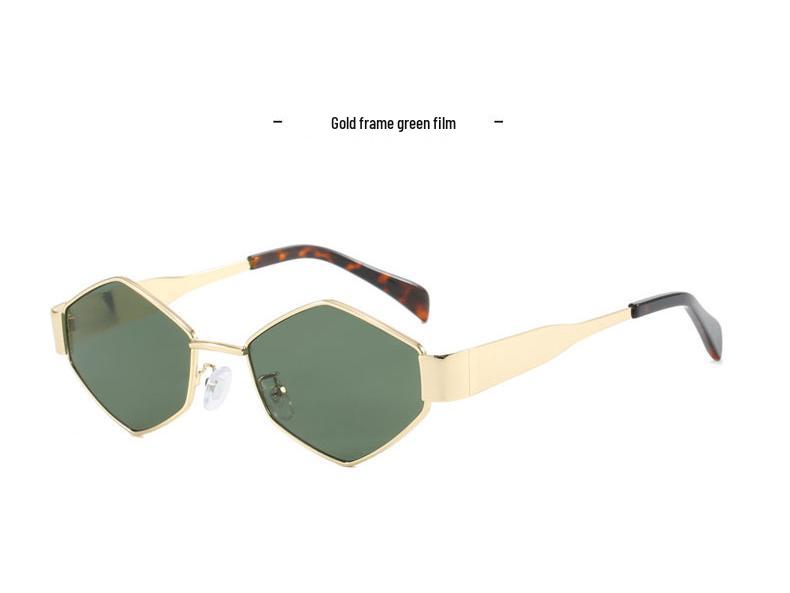 2024 Trendy Women's Diamond-Styled Metal Sunglasses - European & American Street Fashion