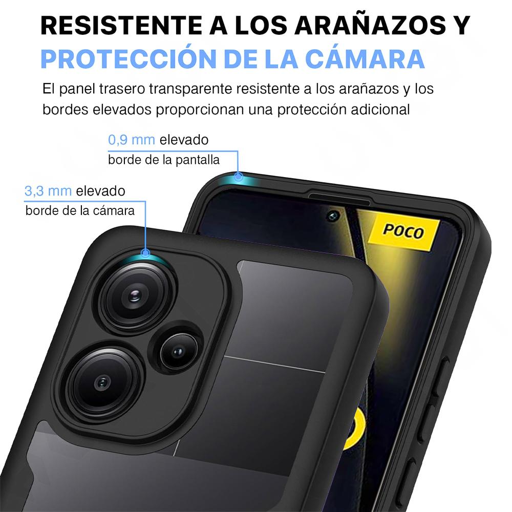 360 Full Cover Protection Cases For POCO F6 F5 F4 F3 X7 X6 Pro X5 X4 GT X3 NFC M6 M5S M4 M3 Pro 5G Screen Shockproof Phone Cover