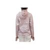 Nike Shield Logo Print Solid Hooded Jacket Women Jackets Pink CU3386-601