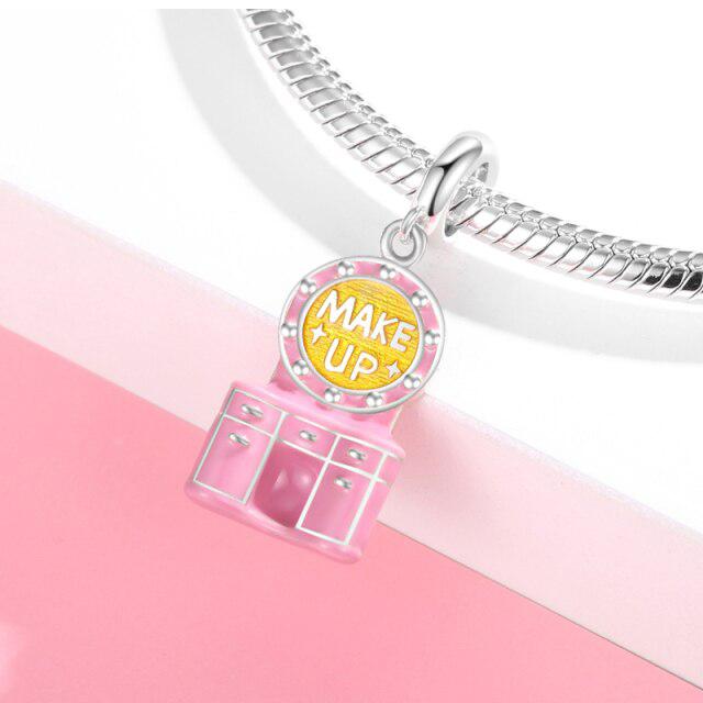 Love Family Whisk Radio Dressing Table Living Furniture 925 Sterling Silver Charms For Jewelry Making Fit Original Bracelet