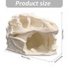 3D Printed Reptiles Hide Cave Tyrannosaurus Skull Ornament Geckos Lizards Snake Shelter Ice Cave Reptiles Hideouts for Fish Tanks Accessories