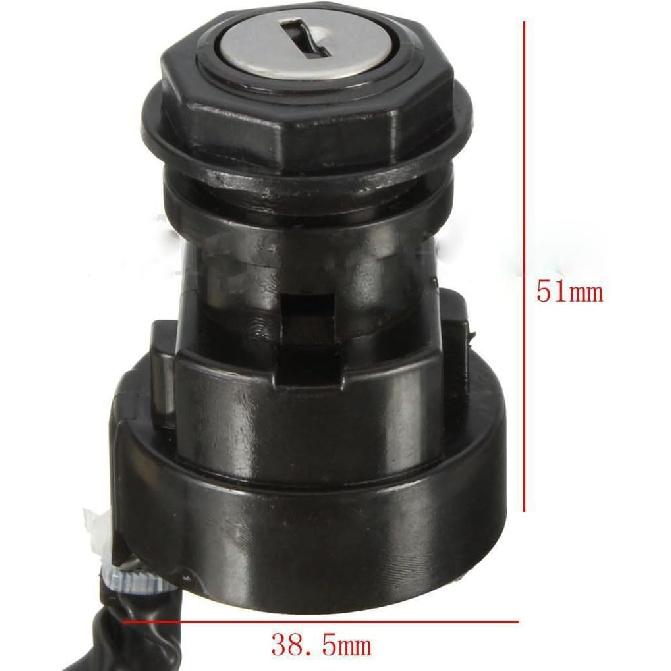 IGNITION KEY SWITCH Fits YAMAHA BIG BEAR 350 YFM350 4x4 1987 1988 1989 1990 1991 1992 1993 1994
