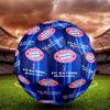 FC Bayern Print Size 5 Soccer Ball, Standard Match Football for Sports Game and Team Practice, Ideal Gift for Soccer Fans
