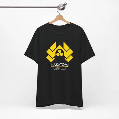 Nakatomi Summer T-Shirt for Men Graphic Y2k Football T Shirts Short Sleeve Tee Men's Clothing Gym Sports Shirt Man Top Fishing
