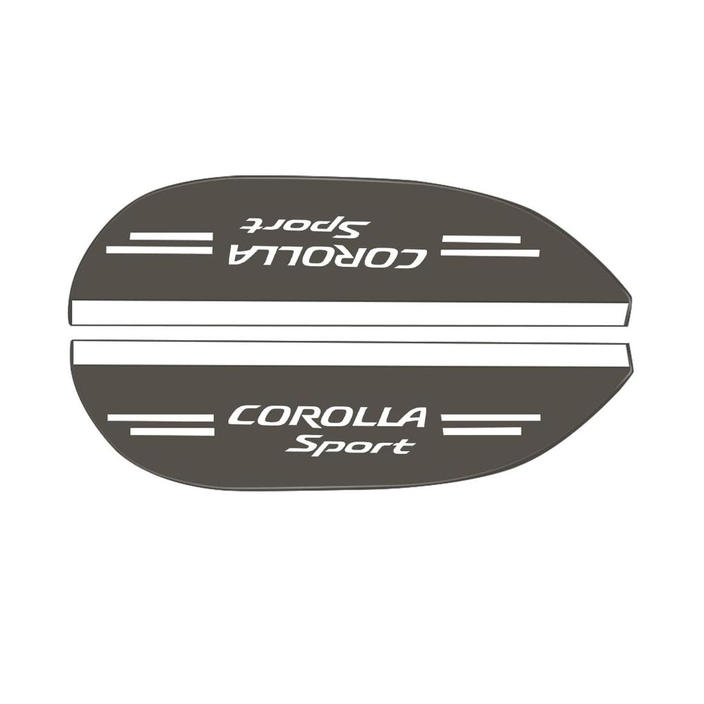COROLLA Sport Exclusive Door Mirror Visor, For Cars, Includes Logo Corolla Sport, Rain Protection,