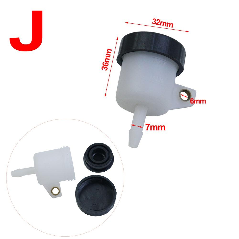 Universal Motorcycle Lever Brake Oil Tank Foot Brake Master Cylinder Oil Cup Fluid Bottle Reservoir Dirt Bike Scooter Pitbike
