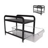 PET Clear Drawer Kitchen Sink Rack Anti Slip Foot Pull Out Drawer Basket  for Kitchen Cabinet