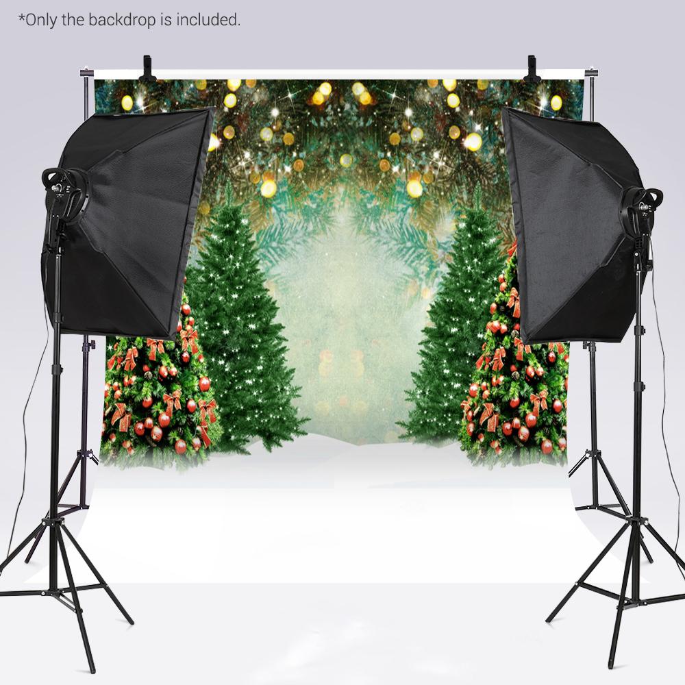 2.1 * 1.5m/ 7 * 5ft Christmas Backdrop Photography Background Portrait Photography Backdrops Photo Studio Props for Christmas Decoration Baby