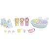 Sylvanian Families DollFurniture Set Milk Rabbits Triplet Favorite Bath DF-22 ST Mark Certified 3 Years Up Toy Dollhouse EPOCH