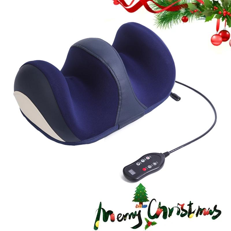 Electric Foot Massager Super Big Heated Shiatsu Roller Feet Leg Muscle Care Machine Relieve Calf Stress Relaxation Foot Fatigue