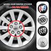 ABKL1 4pcs 56mm 60mm 65mm Car Wheel Center Stickers Hup Emblem For Park Avenue Royaum Enclave Encore LaCrosse Verano Excelle GT