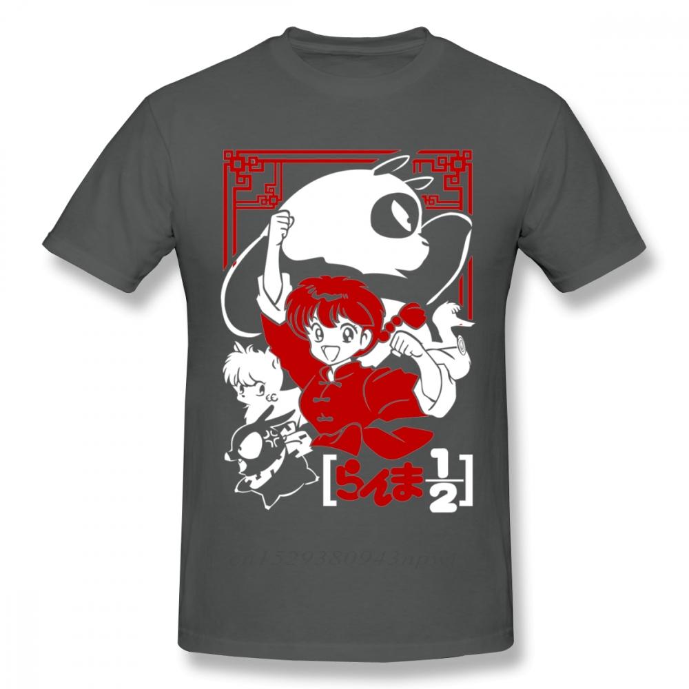 Punk Rock Unisexs Tshirt Unisexs Ranma 12 T Shirt Guys Fashion Streetwear Round Neck Faddish Design Tee Shirt