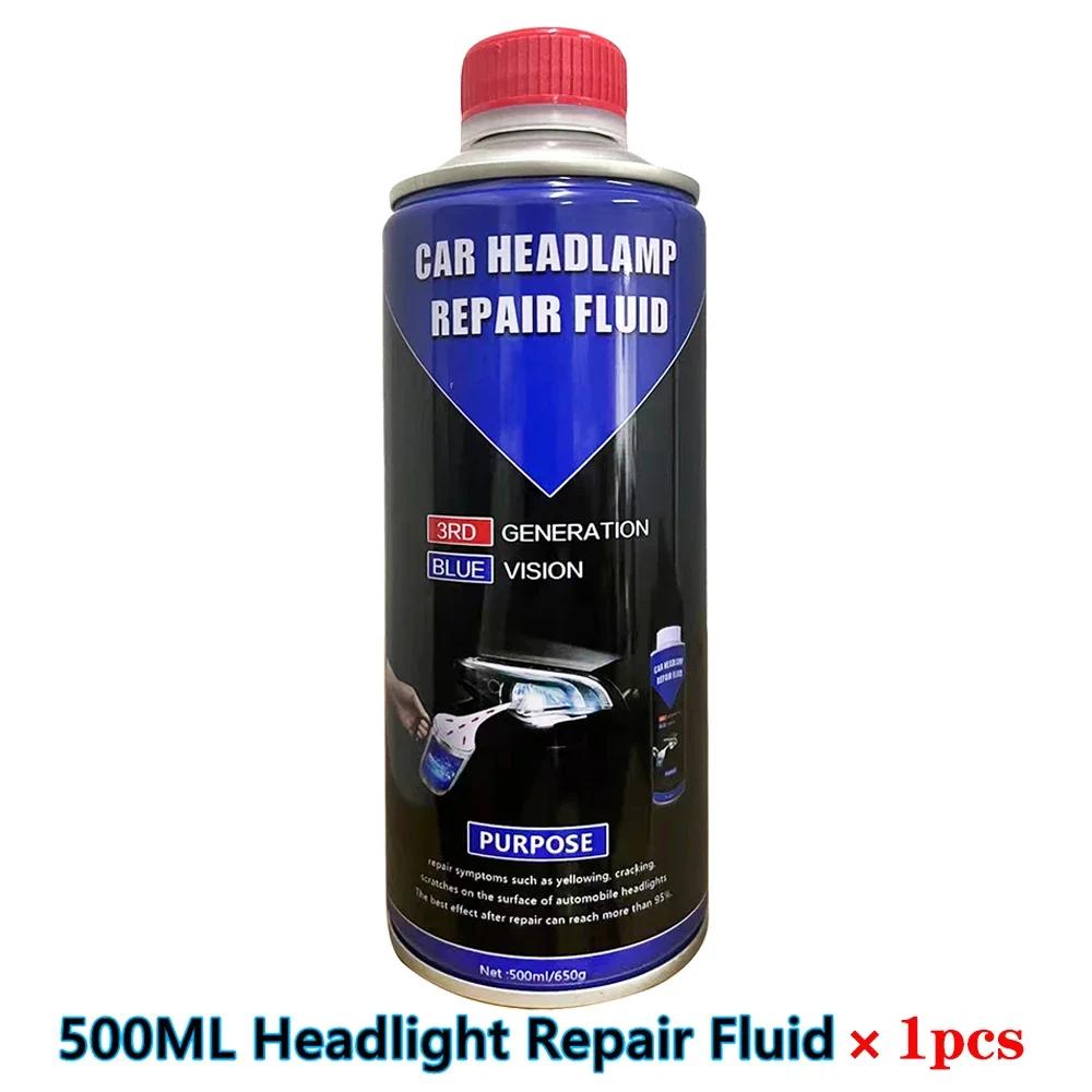 

500ML Car Headlights Restoration Liquid Polymer for Headlight Polishing Repair Evaporator Liquid Fumigation Varnish Car Products