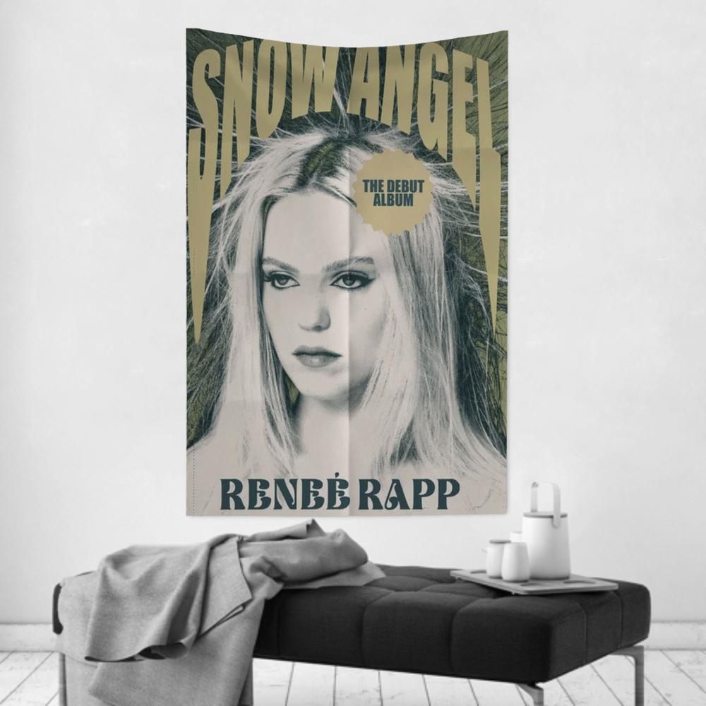 Music Albums Renee Singer RRapp Tapestry Room Decor Wall Cloth Party Hanging Background Room Decor Baby Room